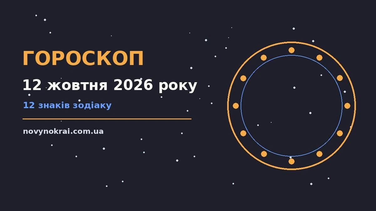 Гороскоп на 12 жовтня 2026 року: що підготували зорі про події, зустрічі та вибір