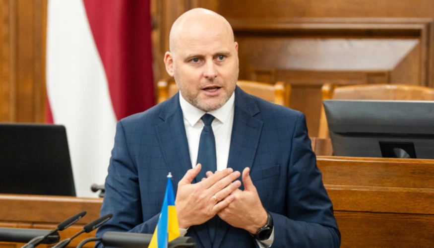 Прем'єр-міністр Латвії Андріс Кулбергс, лідер партії «Об'єднаний список»