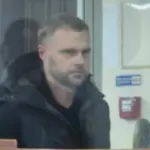 Сергій Кропива у залі суду під час обрання запобіжного заходу